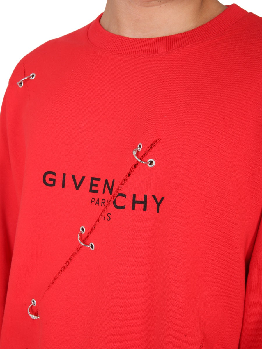 GIVENCHY Stylish Sweatshirt with Elaborate Details