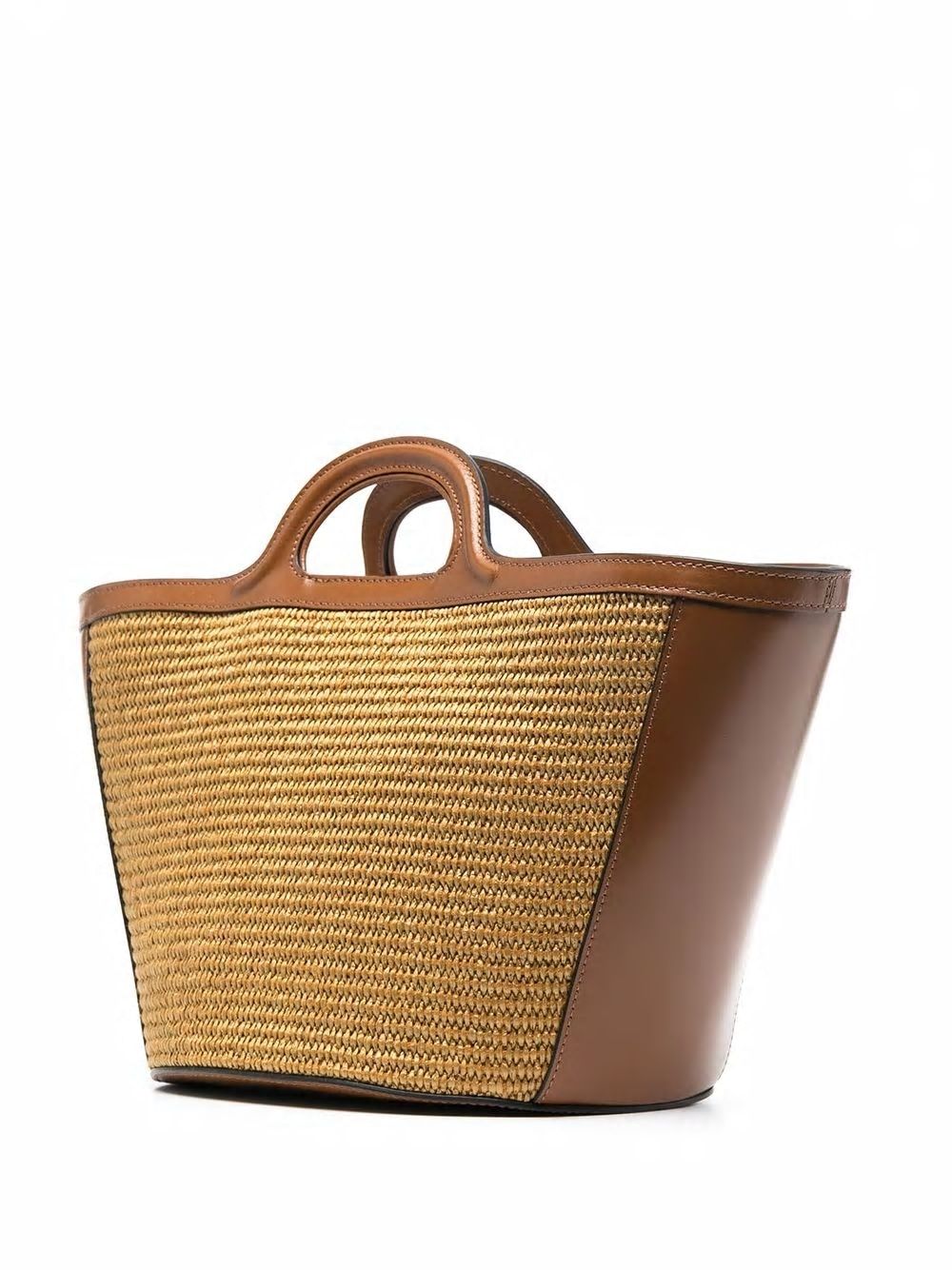 MARNI Mini Tropicalia Raffia Shopper Handbag