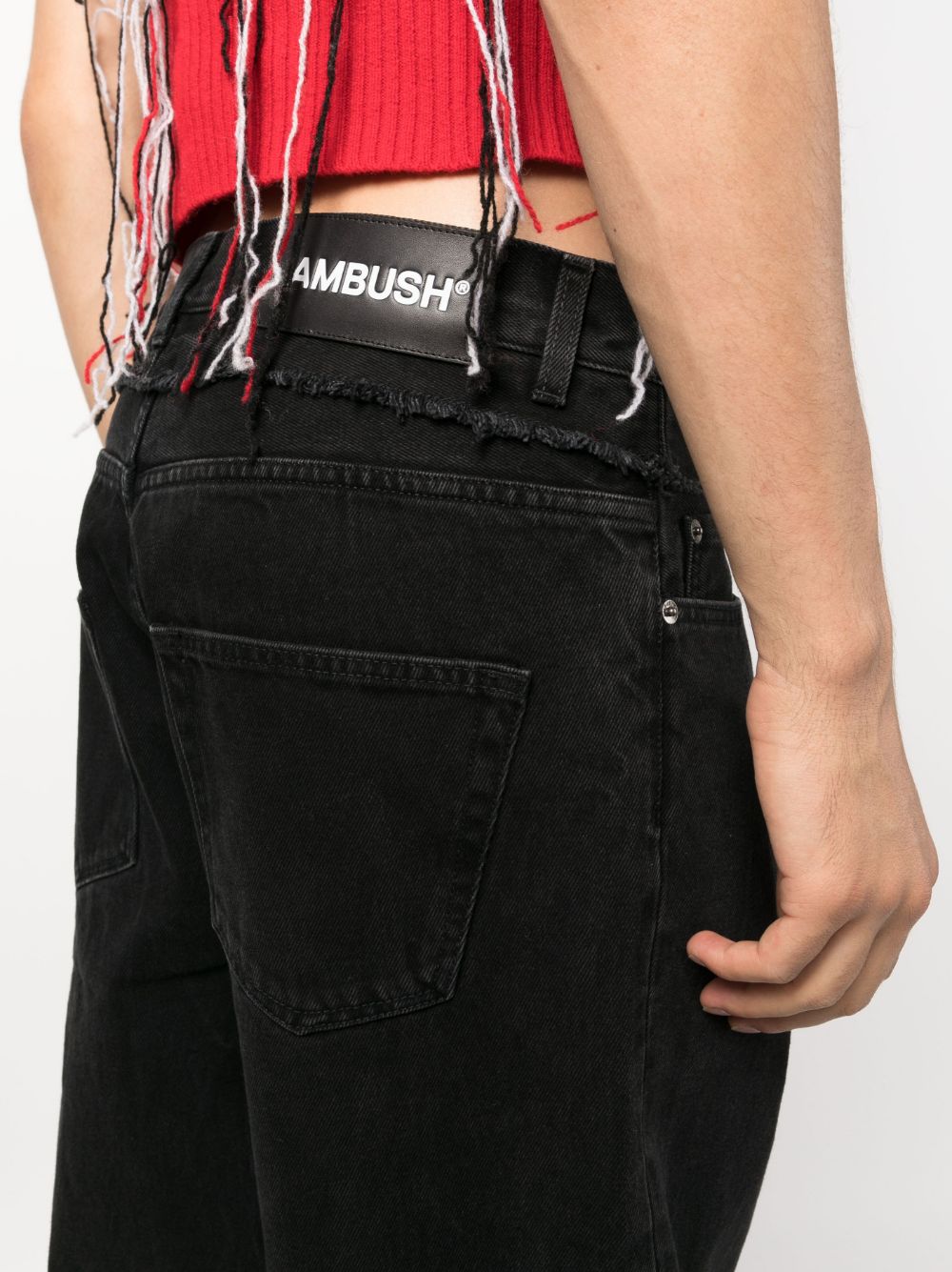 AMBUSH Men's Worn-In Five Pocket Jeans