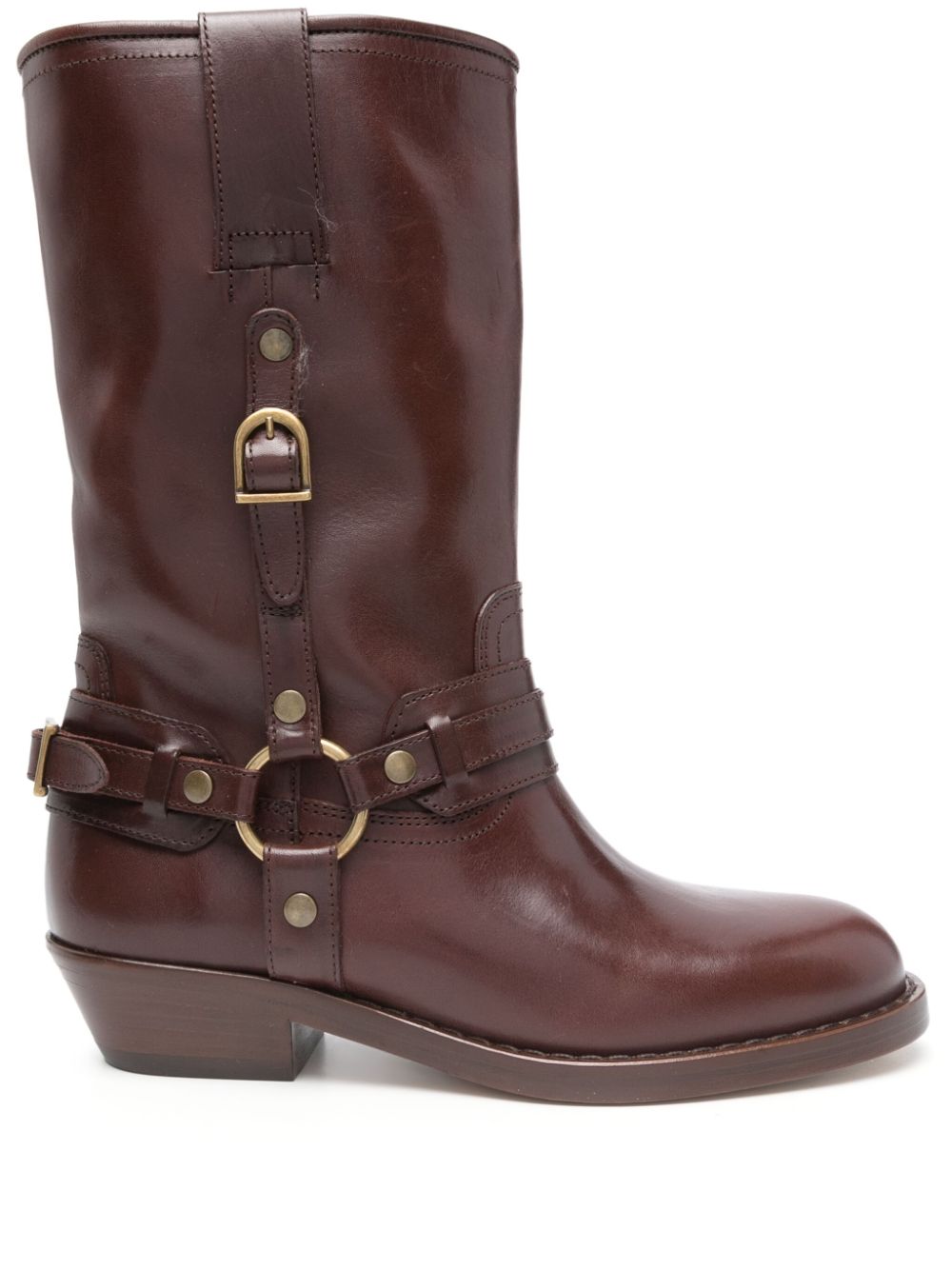 ISABEL MARANT Leather Heiko Ankle Boots for Women