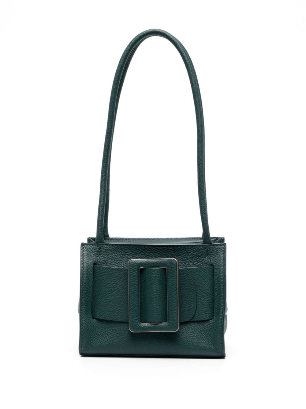 BOYY Mini Grained Leather Handbag with Decorative Buckle