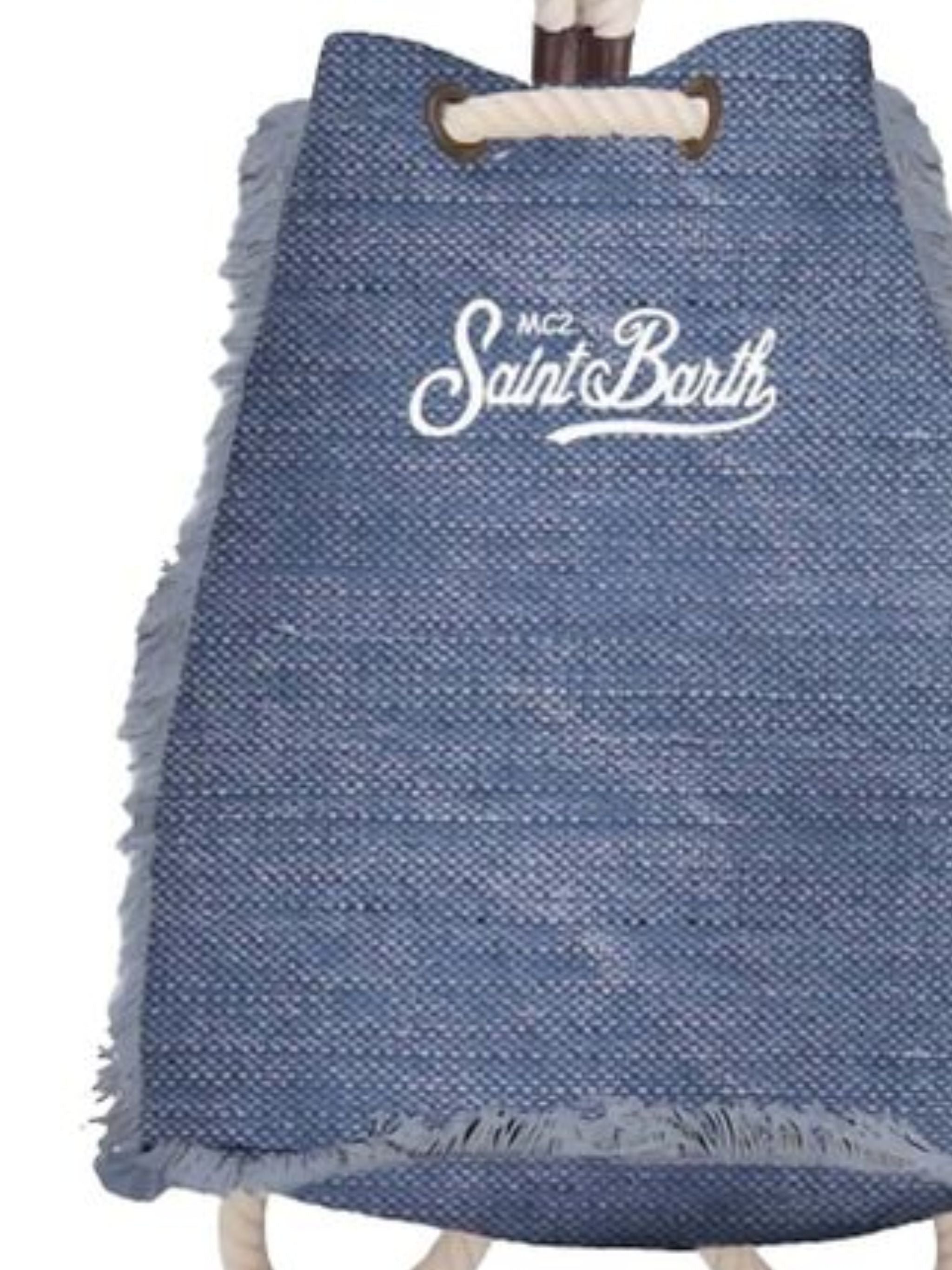 MC2 SAINT BARTH KIDS Kids Mini Linen Boat Backpack