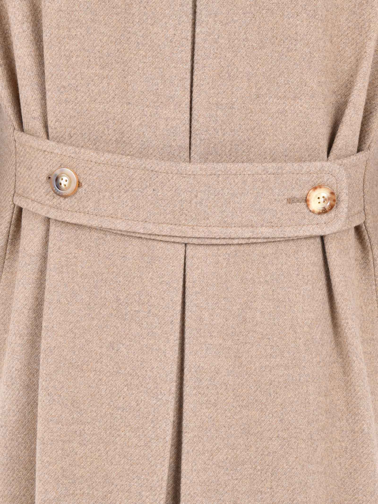 BOGLIOLI Double-Breasted Tailored Jacket with Martingale Belt - Men’s Outerwear