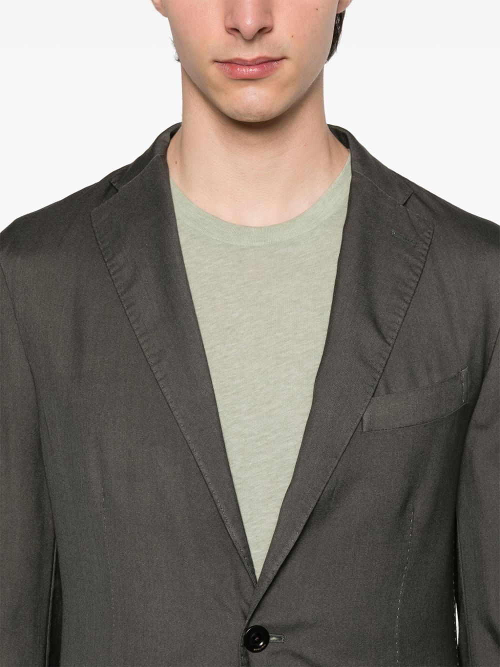 BOGLIOLI Tailored Single-Breasted Blazer for Men - Size 48 IT