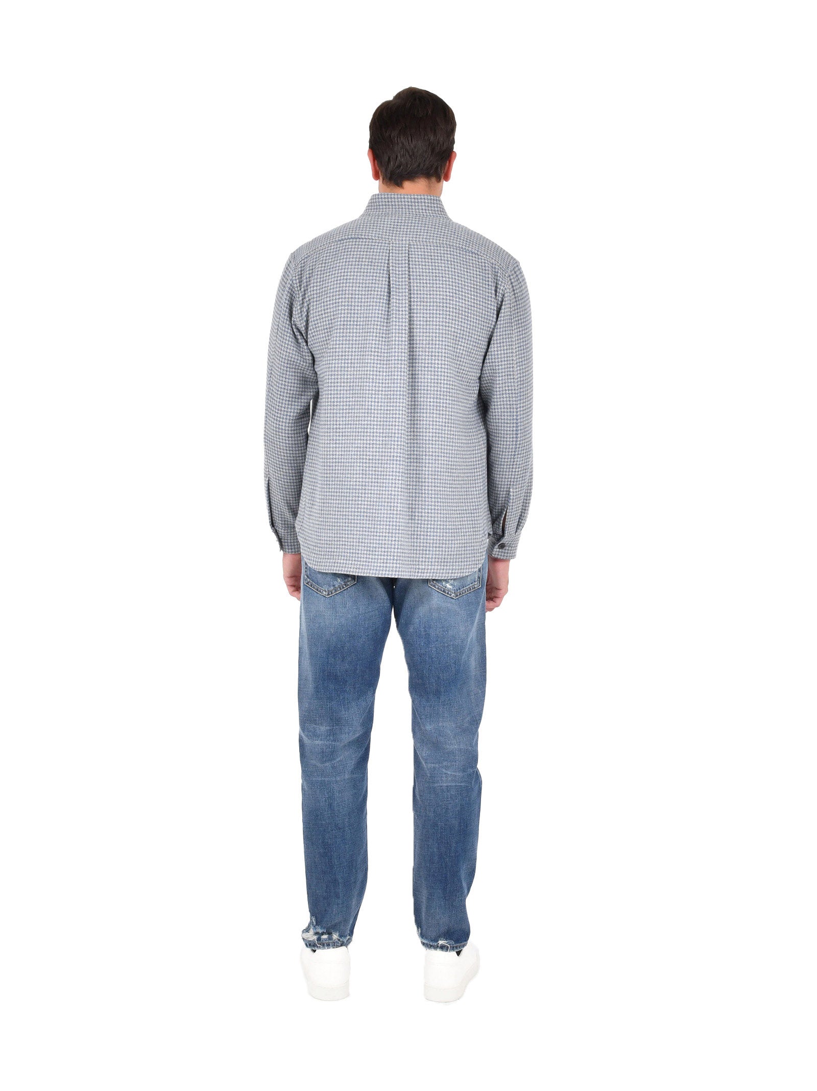 BOGLIOLI Sophisticated Guru-Collar Overshirt - Men’s