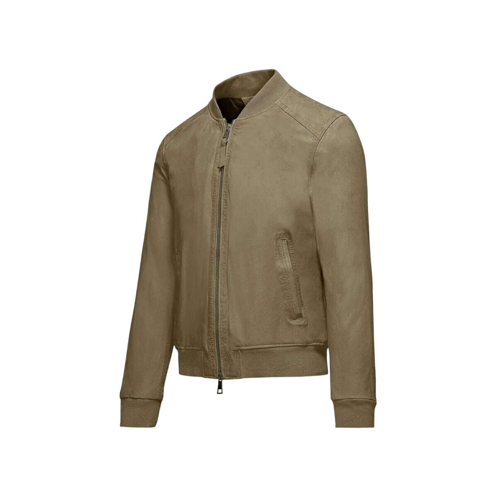 BOMBOOGIE Men's Regular Fit Bomber Jacket - 66 cm Length
