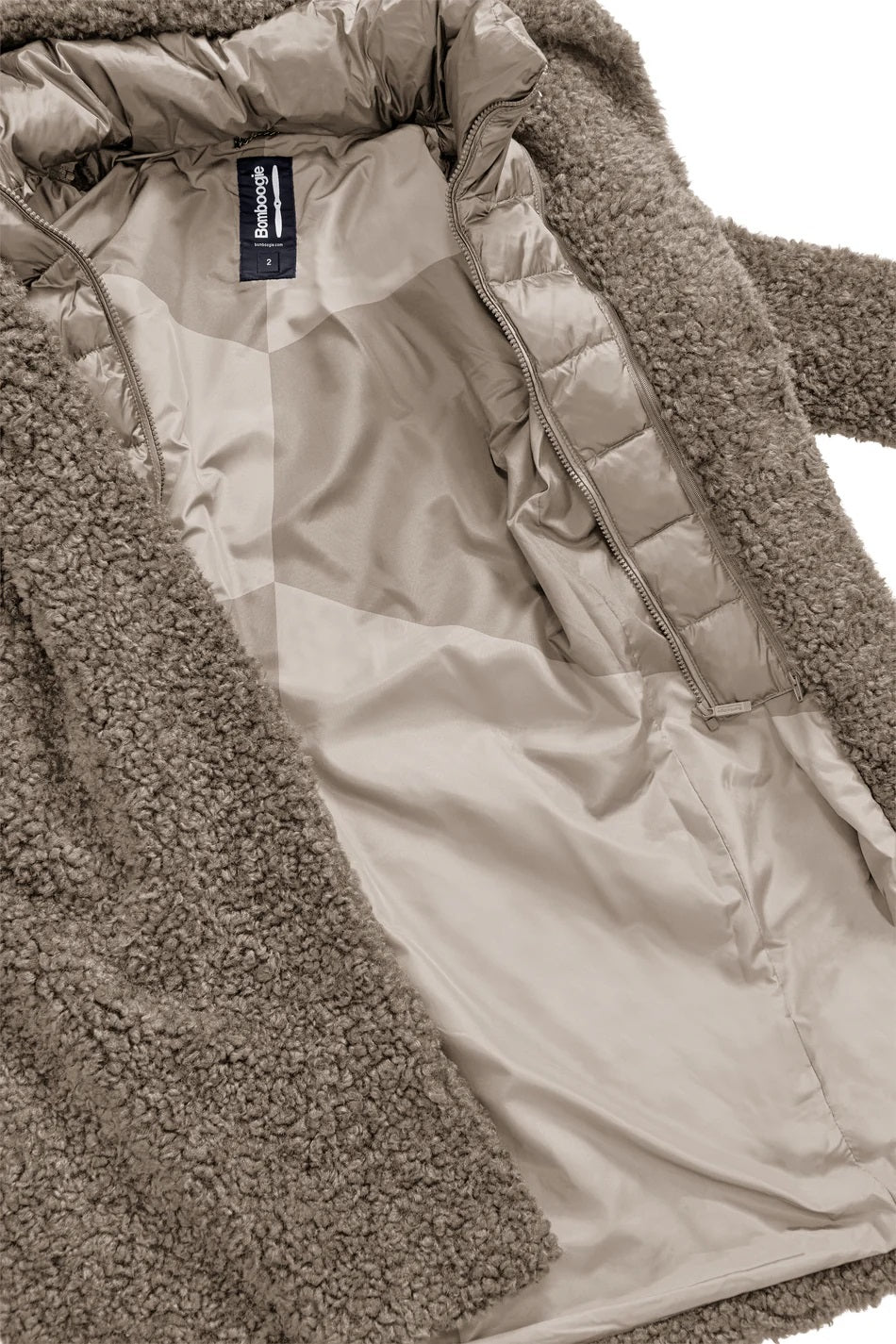 BOMBOOGIE Elegant Women's Hooded Long Jacket