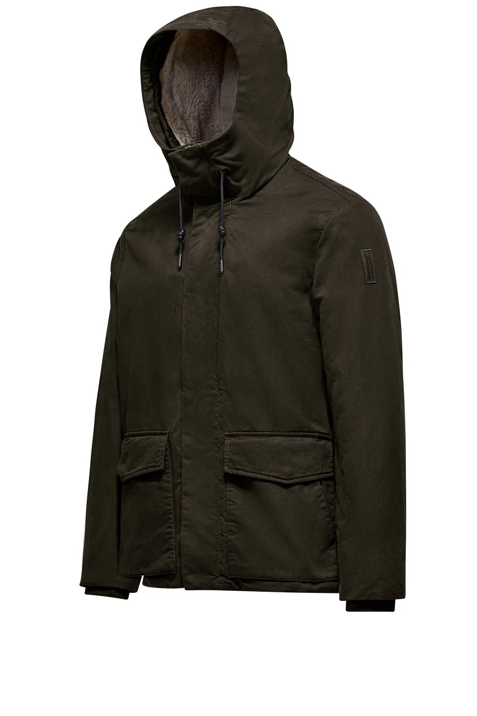 BOMBOOGIE Lightweight Windbreaker Jacket with Removable Hood