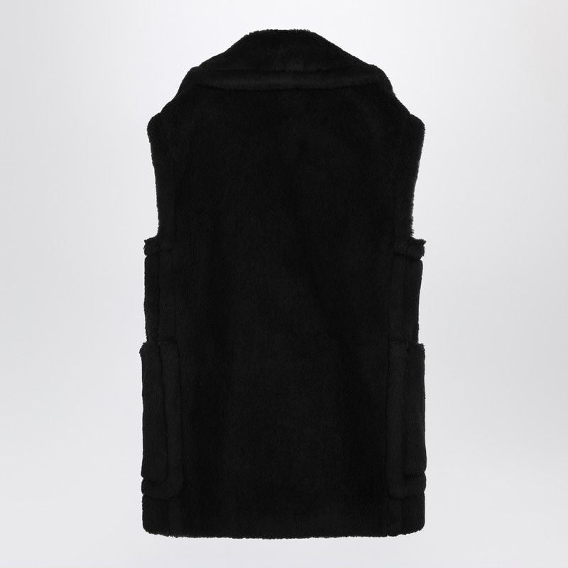 MAX MARA Double-Breasted Teddy Gilet for Women, FW25