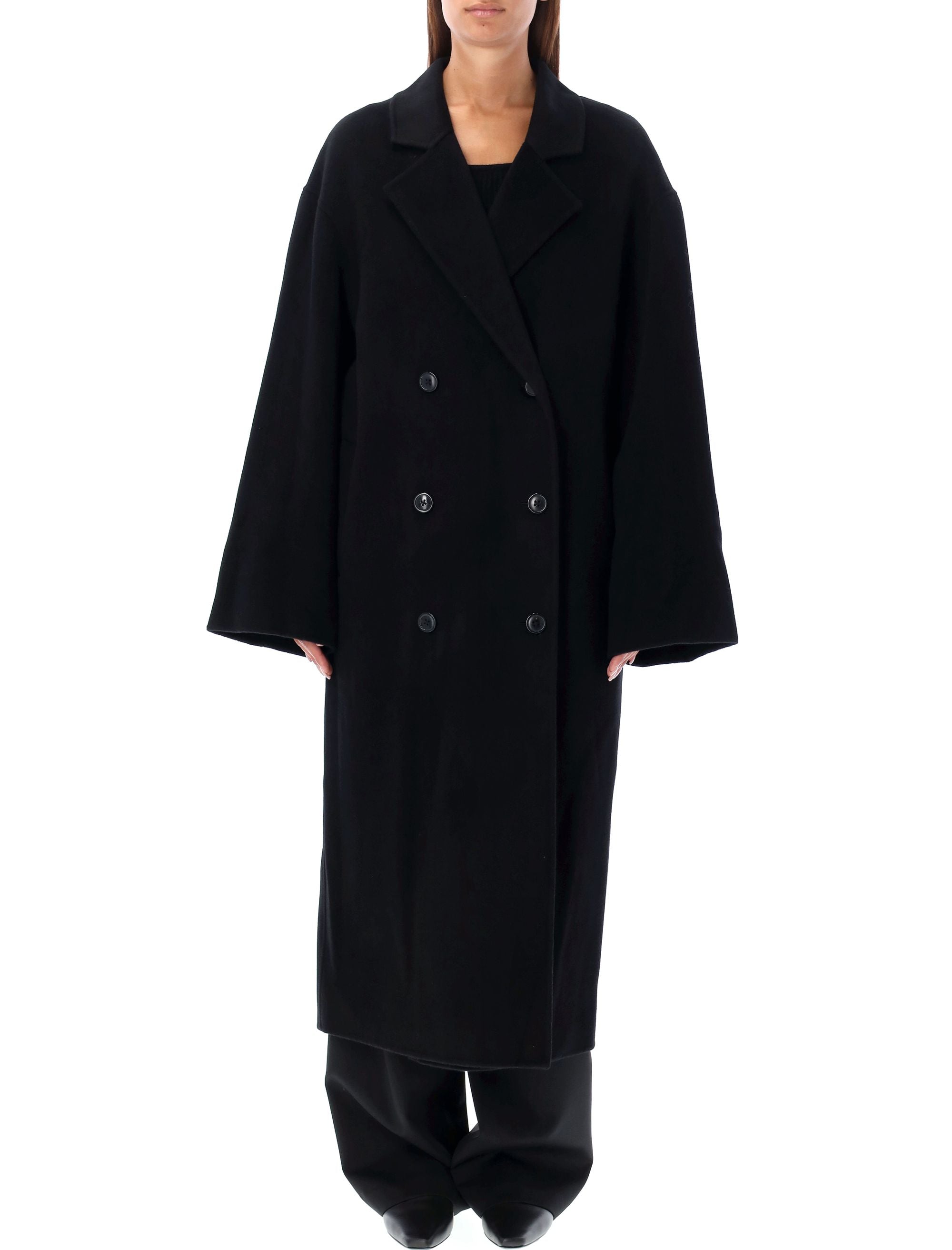 LOULOU Oversized Wool Jacket with Notched Lapel - Size S