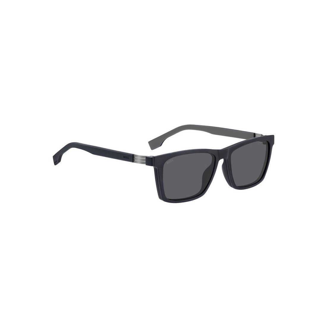 BOSS Men's Polarized Clip-On Sunglasses