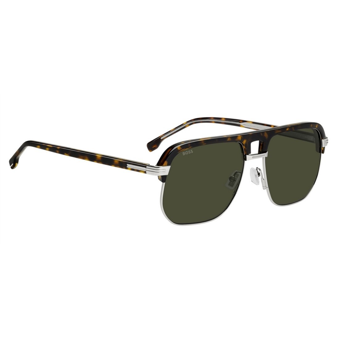 BOSS Stylish Havana Metal Sunglasses for Men