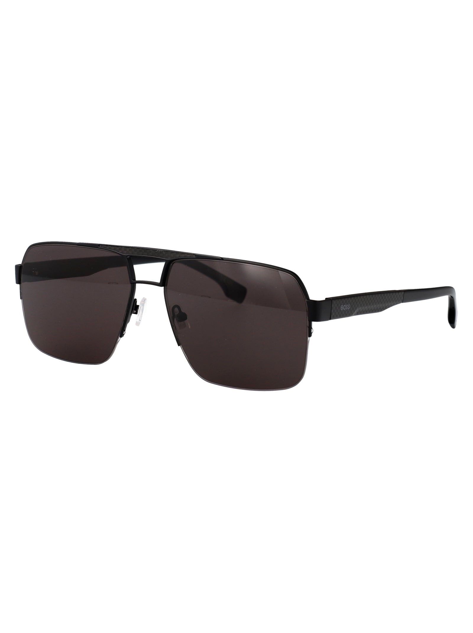 BOSS Sleek Stainless Steel Sunglasses for Men - Model 1767/S
