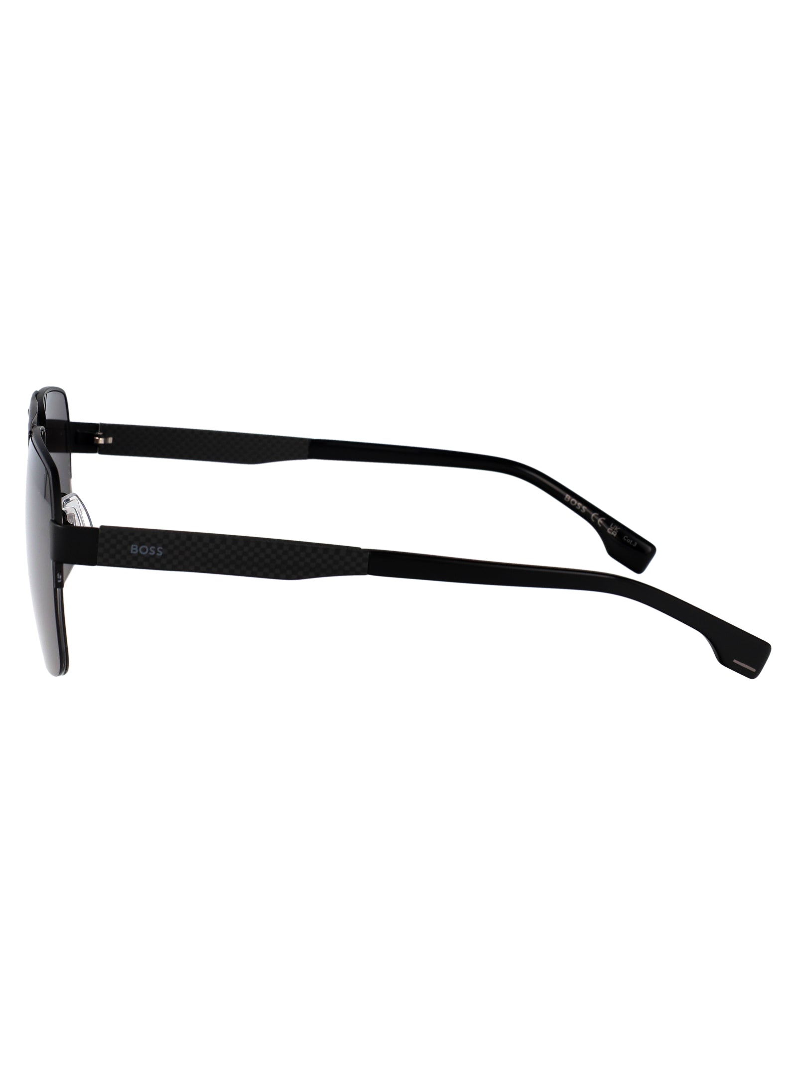 BOSS Sleek Stainless Steel Sunglasses for Men - Model 1767/S