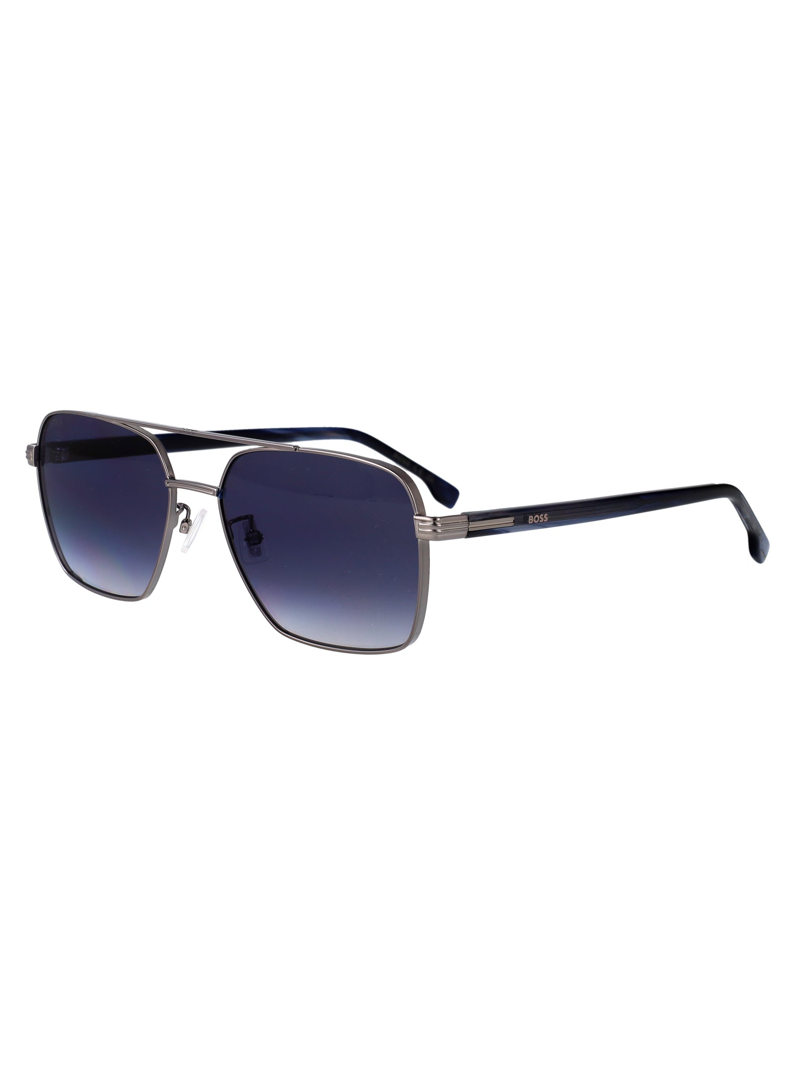 HUGO BOSS Ruthenium Steel Sunglasses for Men