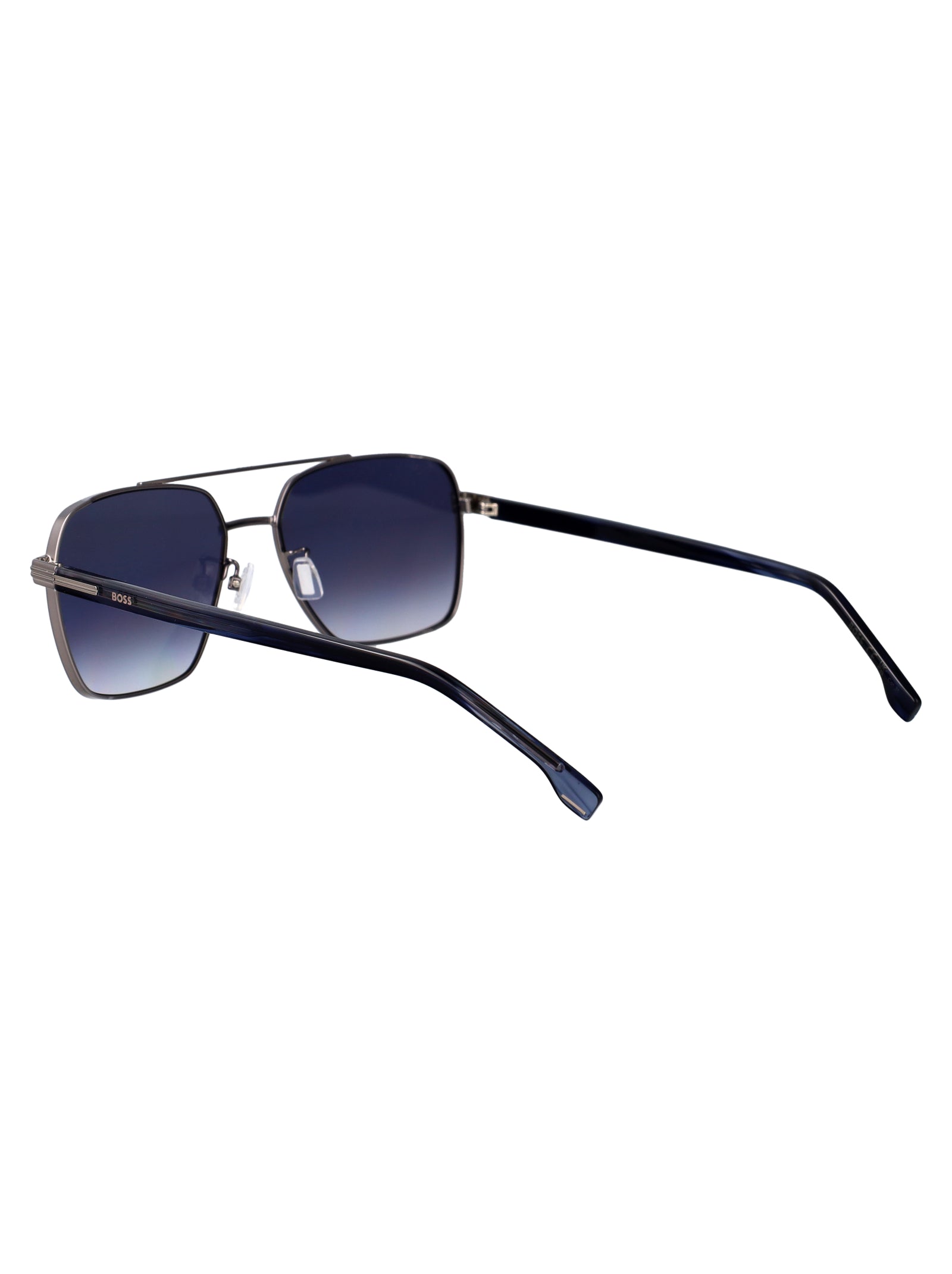 HUGO BOSS Ruthenium Steel Sunglasses for Men