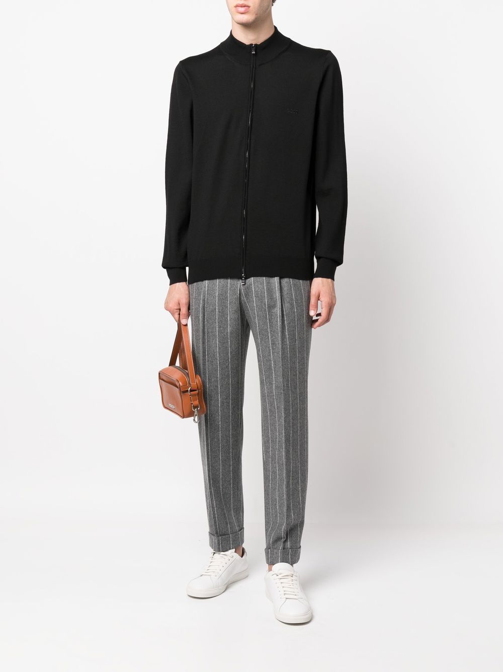 BOSS Classic Virgin Wool Sweater for Men