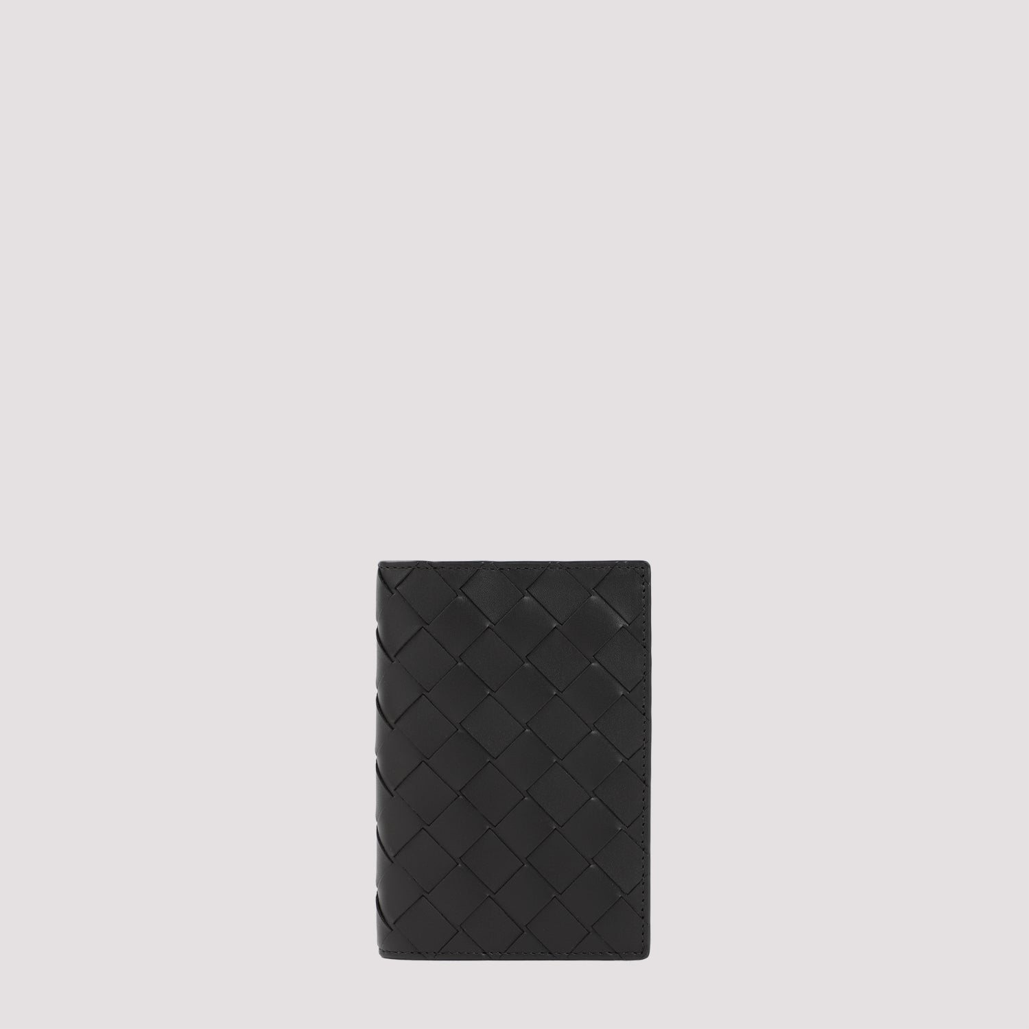 BOTTEGA VENETA Intrecciato Leather Passport Case with Card Slots - 9cm x 13cm