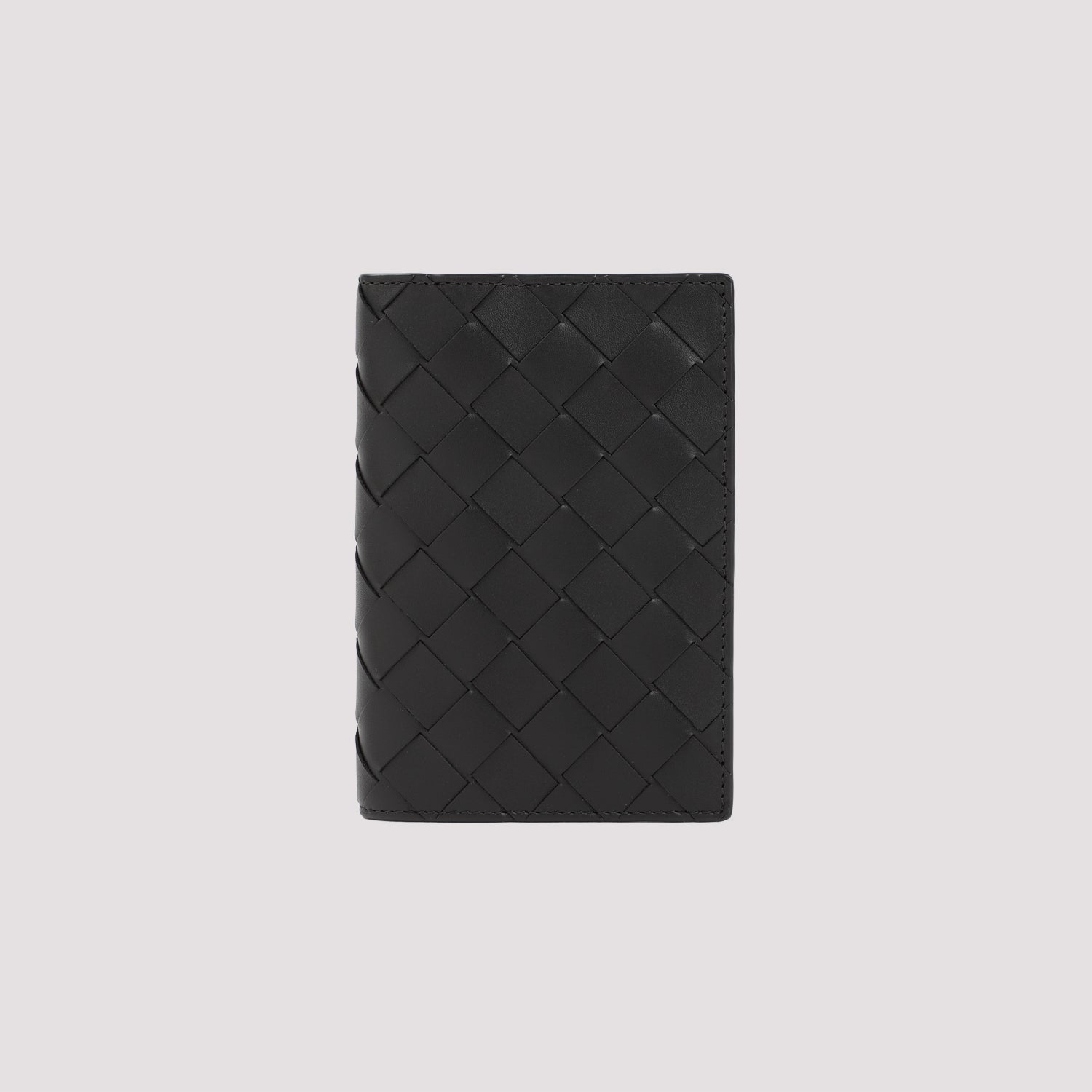 BOTTEGA VENETA Intrecciato Leather Passport Case with Card Slots - 9cm x 13cm