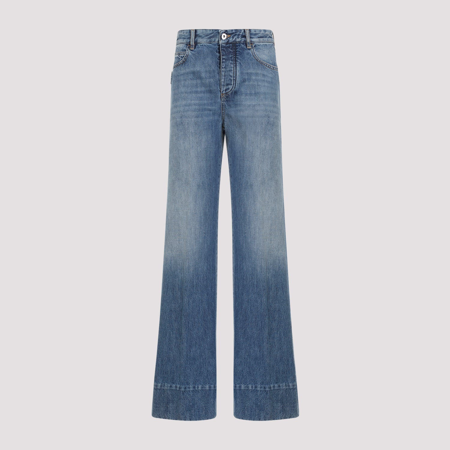 BOTTEGA VENETA Wide Leg Jeans for Women - Mid Rise