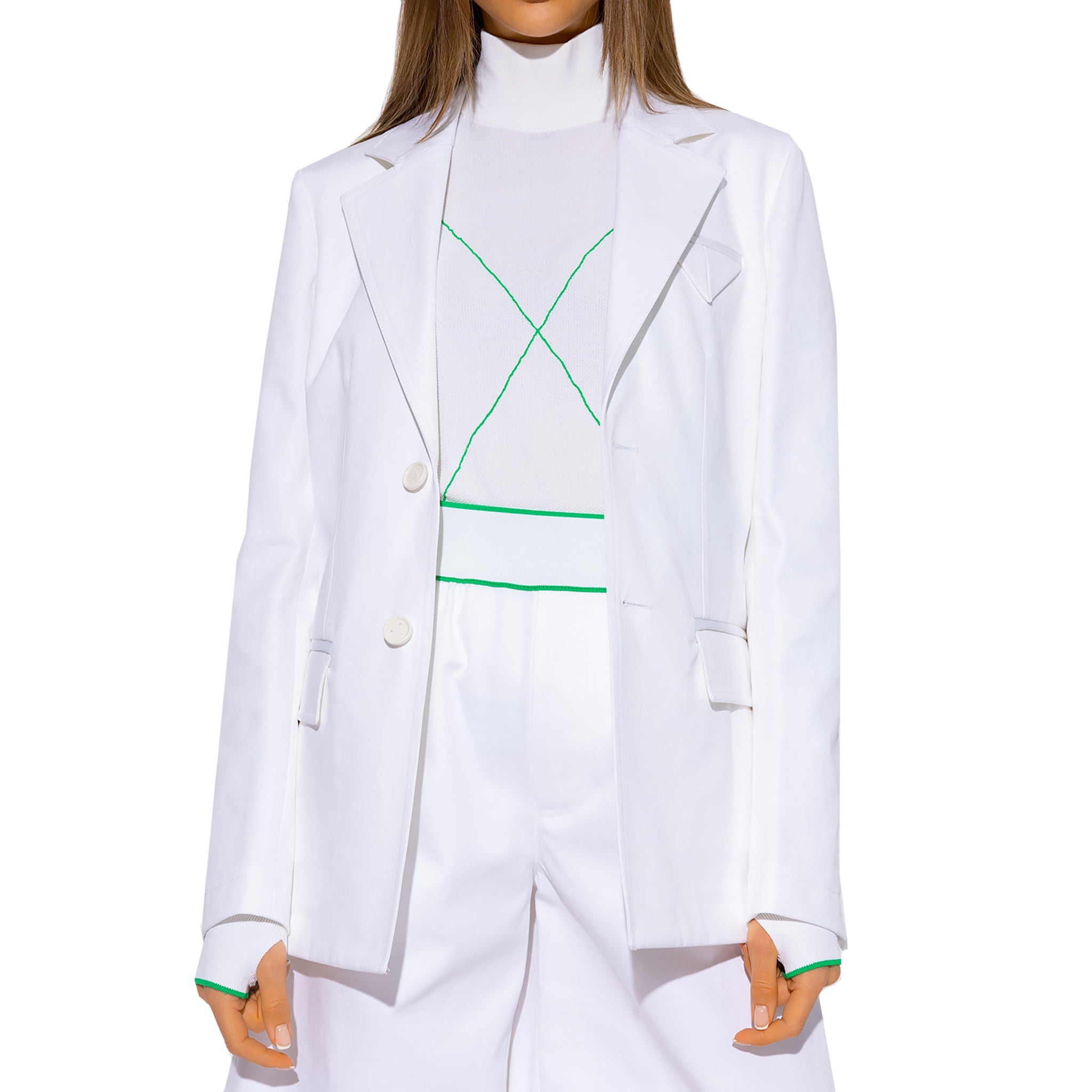 BOTTEGA VENETA Elegant Cotton Blazer for Women