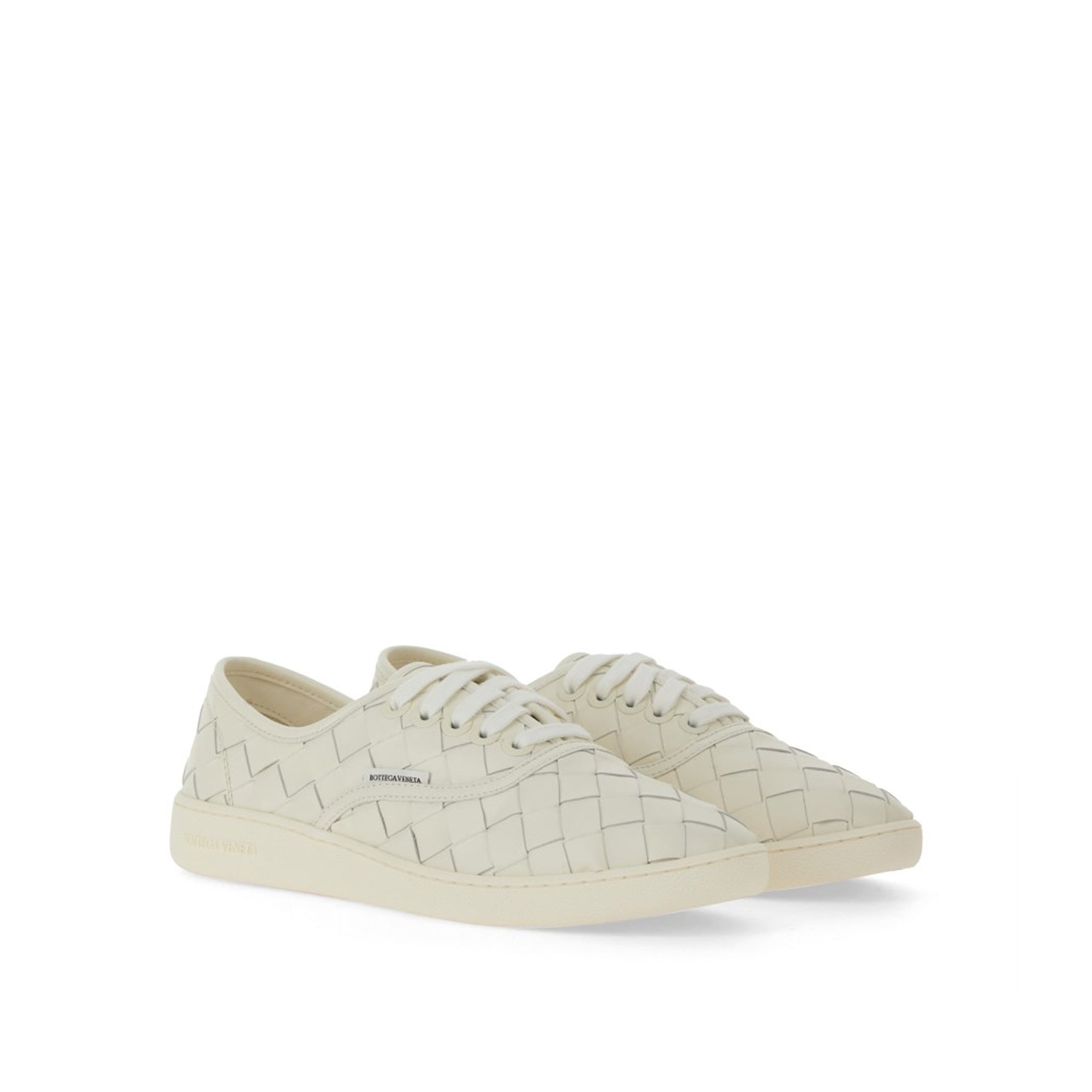 BOTTEGA VENETA Intrecciato Leather Sneakers for Men - Fall Winter 24/25