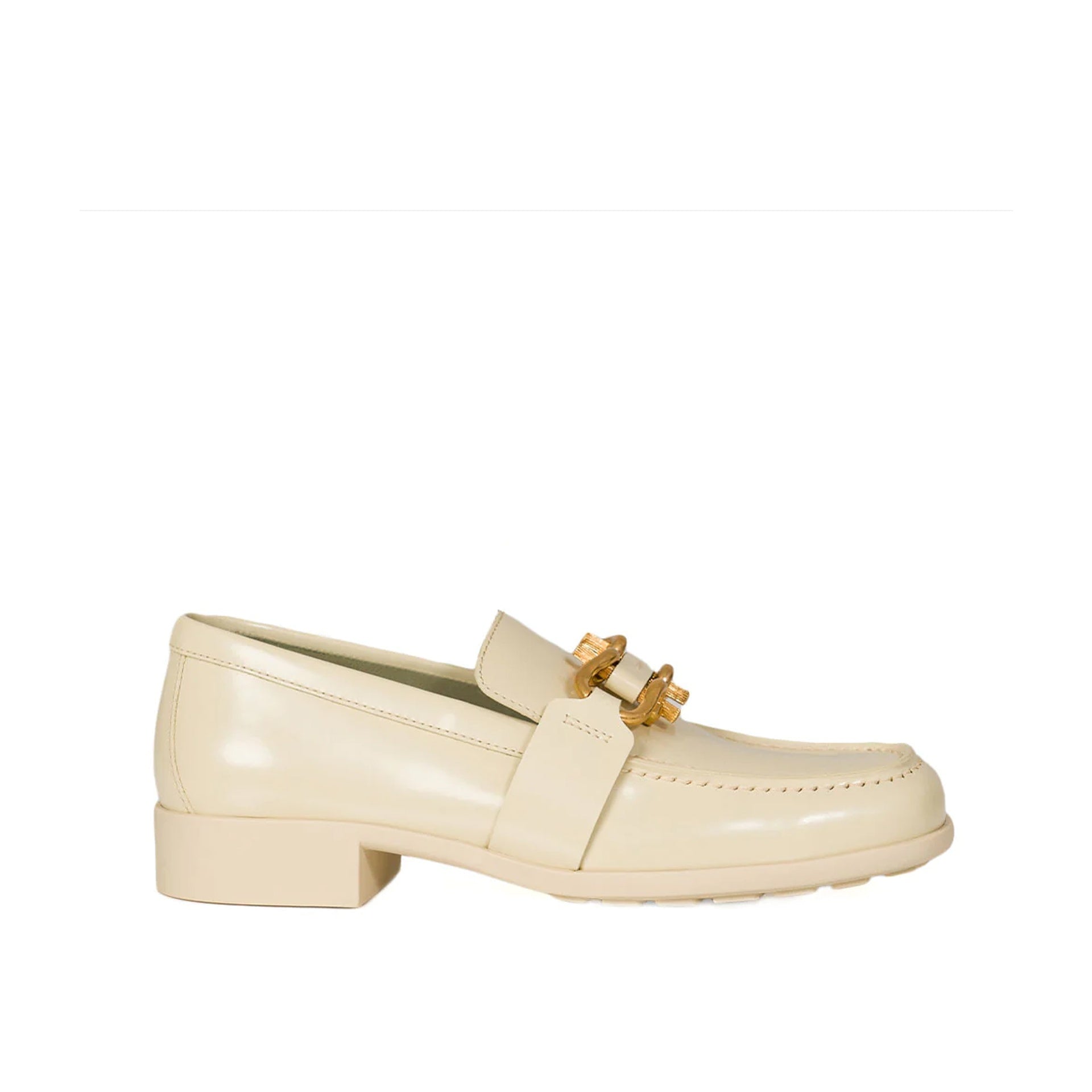 BOTTEGA VENETA Monsieur Leather Loafers, 1.2 in Heel
