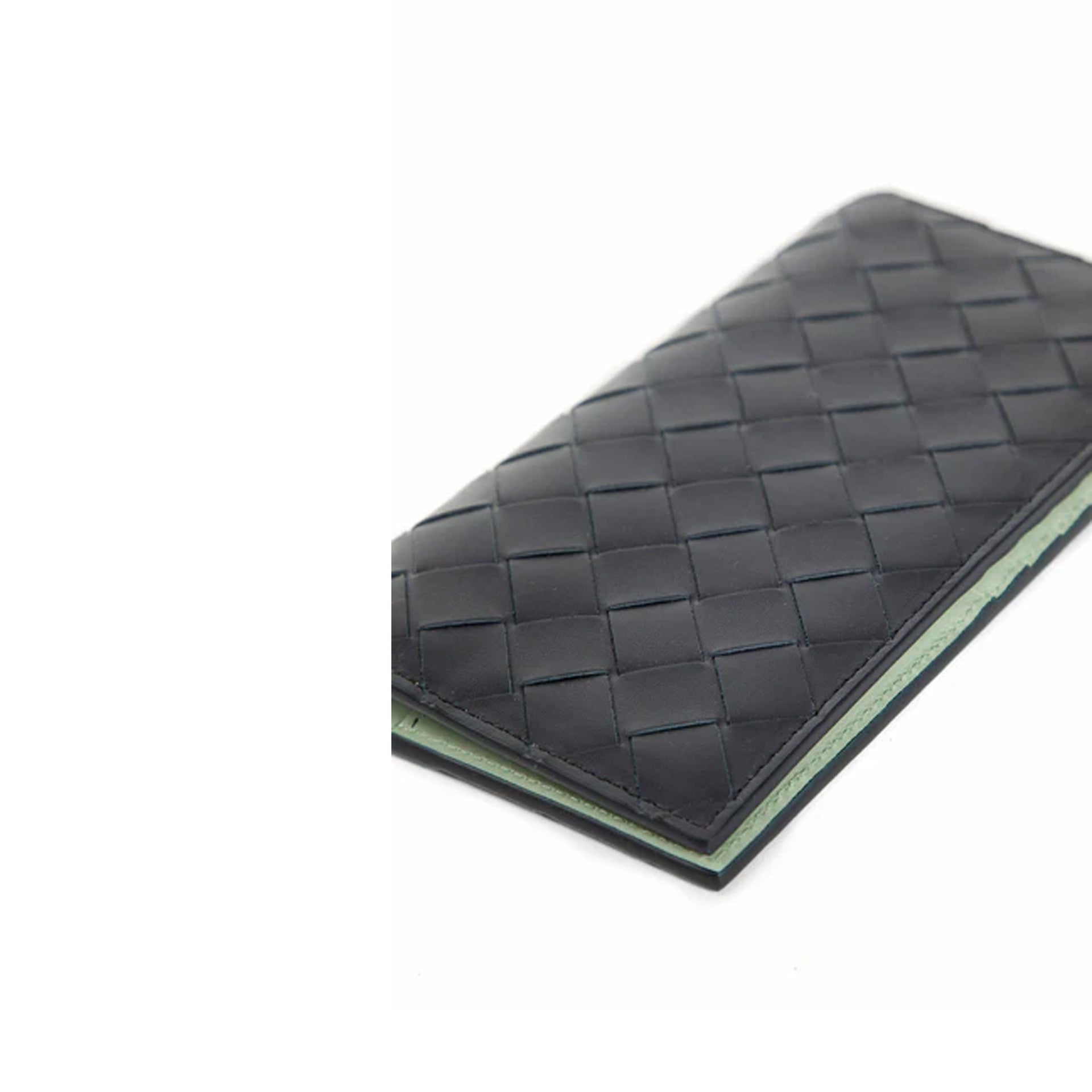 BOTTEGA VENETA Slim Long Intrecciato Wallet - 18 cm
