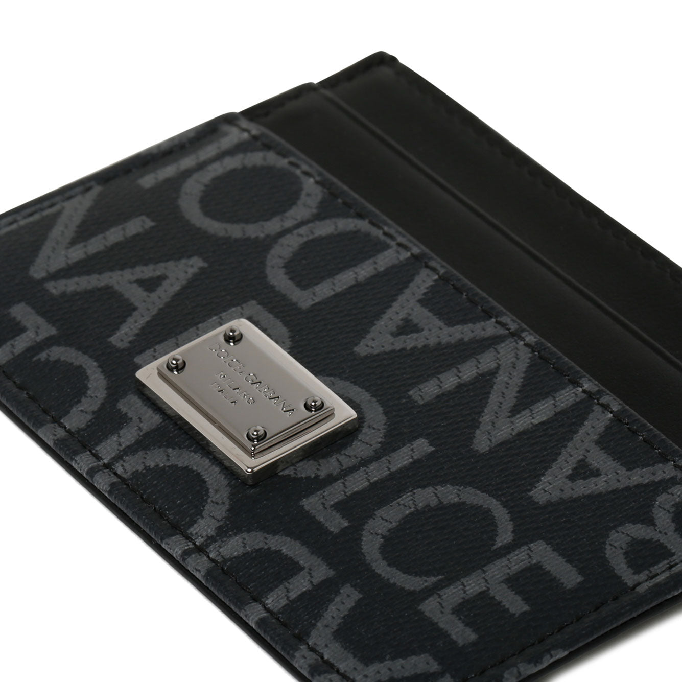 DOLCE & GABBANA Mini Luxury 100% Leather Wallet for Men