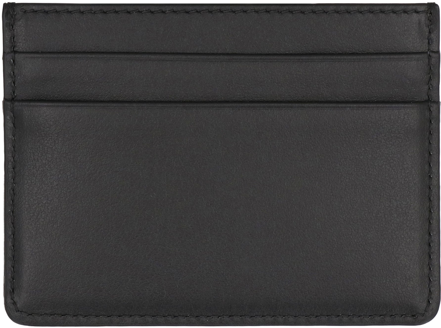 DOLCE & GABBANA Logo Detail Mini Leather Card Holder