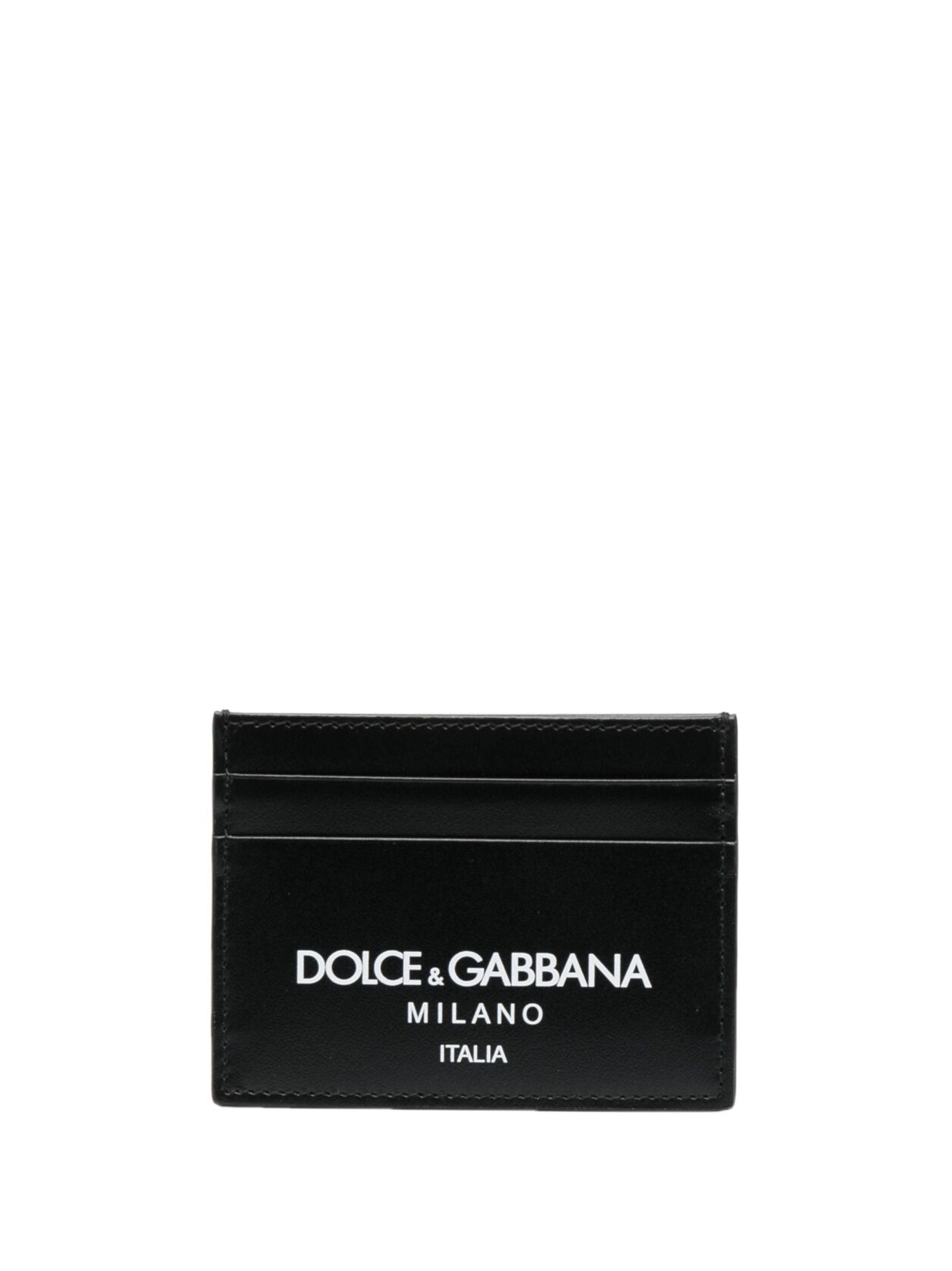 DOLCE & GABBANA Luxurious Mini Leather Card Holder