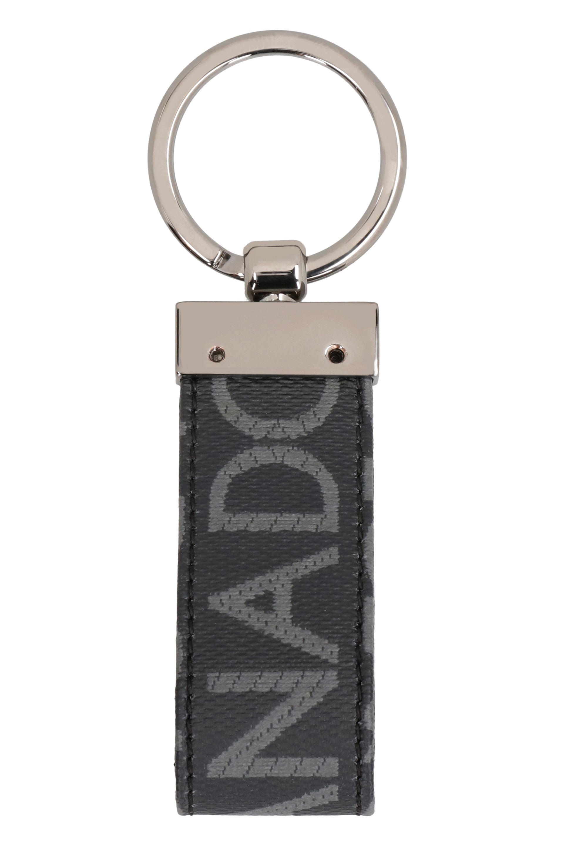 DOLCE & GABBANA Logo-Embellished Fabric Key Ring - 2.5x11 cm