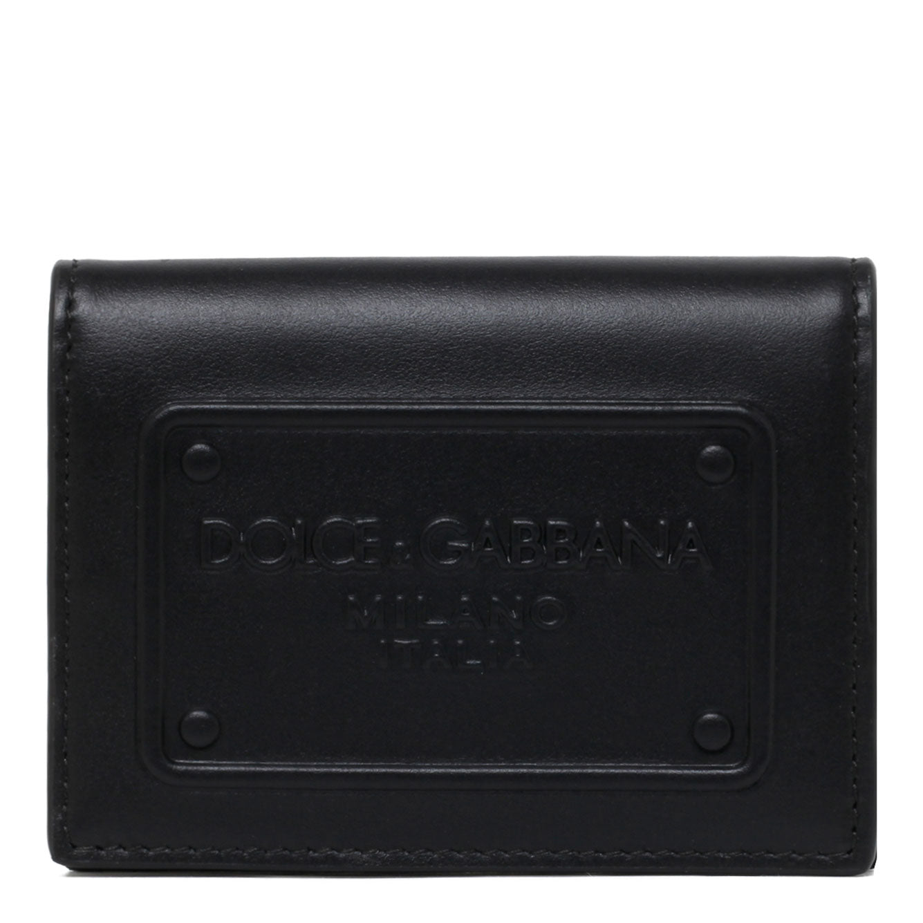 DOLCE & GABBANA Mini Premium 100% Leather Wallet for Men