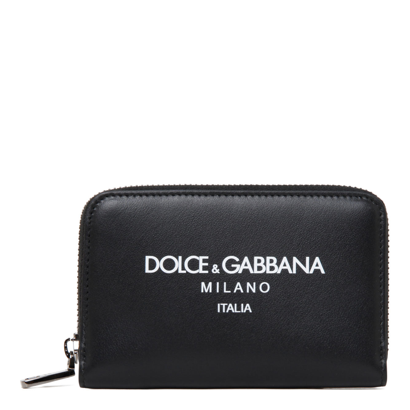 DOLCE & GABBANA Premium Calfskin Mini Wallet for Men
