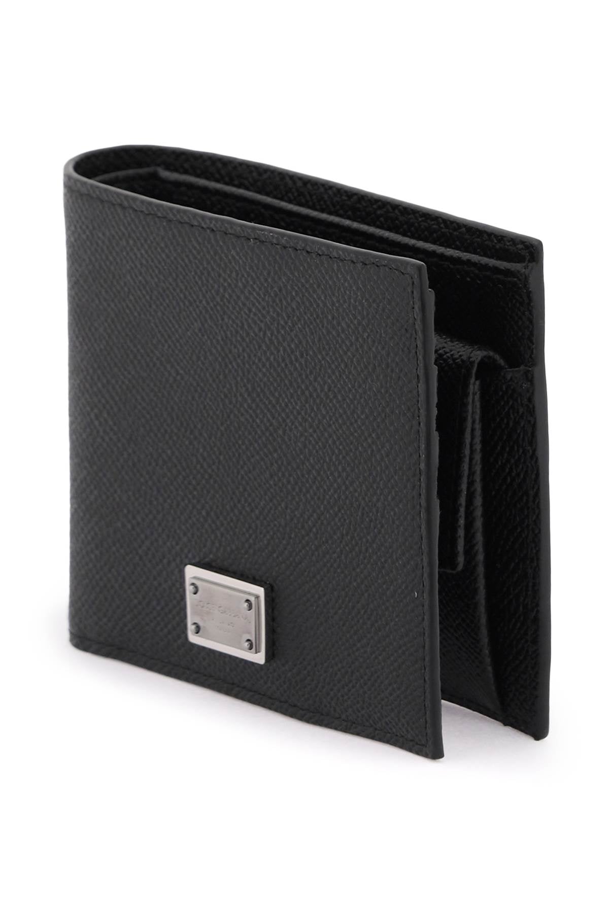 DOLCE & GABBANA Mini Leather Flap-Over Wallet