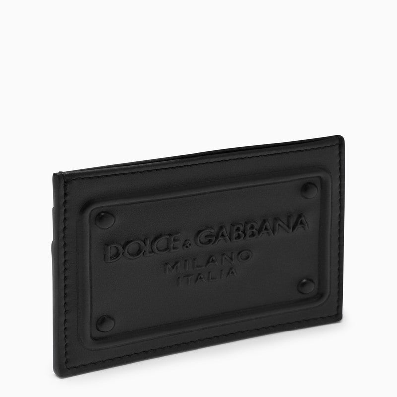 DOLCE & GABBANA Logo Detail Mini Leather Card Holder
