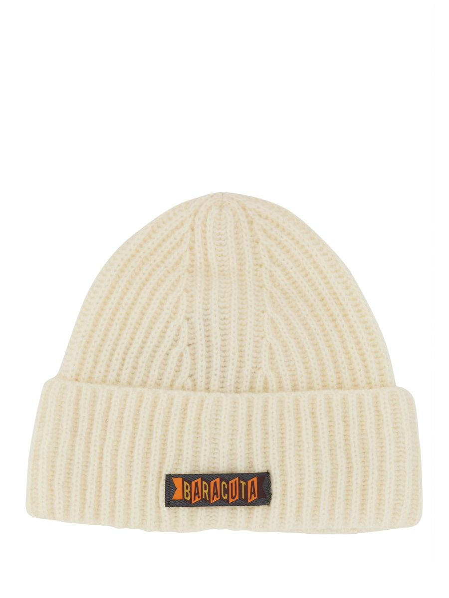 BARACUTA Beanie Hat with Logo Patch