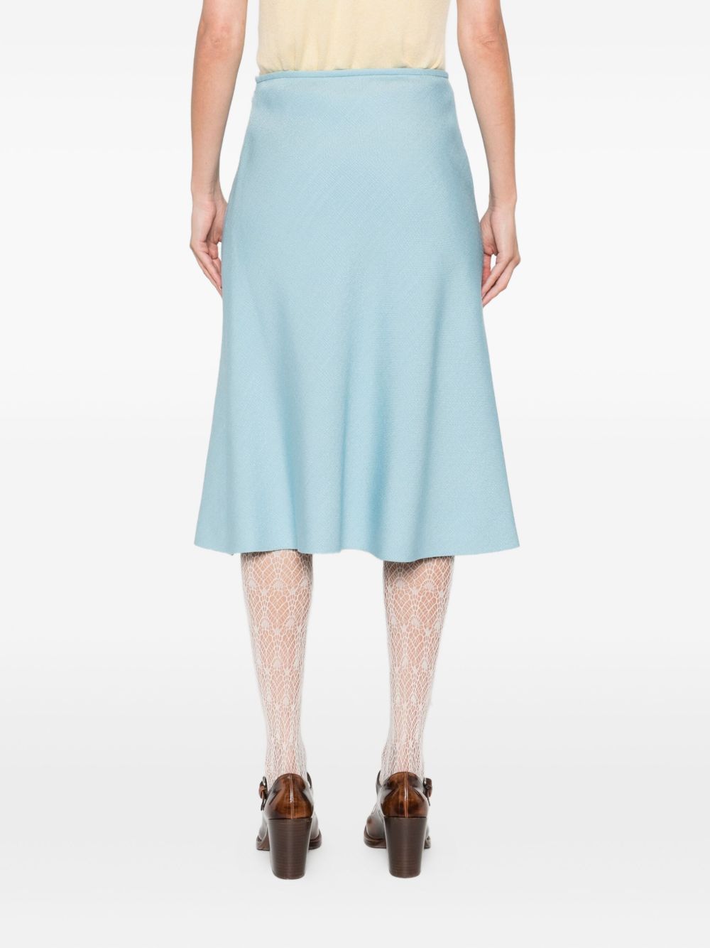 VALENTINO Chic Midi Skirt