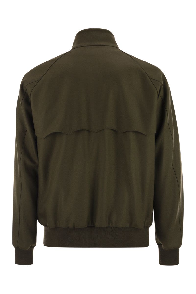 BARACUTA Wool and Cashmere Bomber Jacket