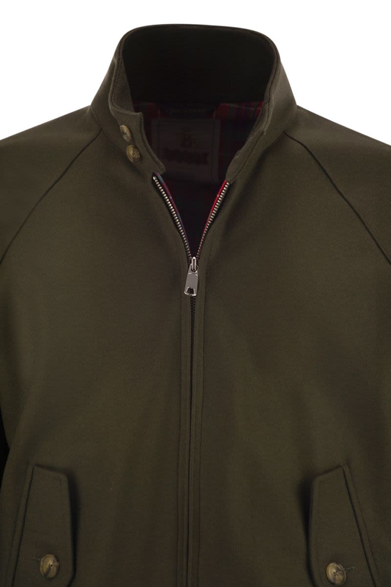 BARACUTA Wool and Cashmere Bomber Jacket