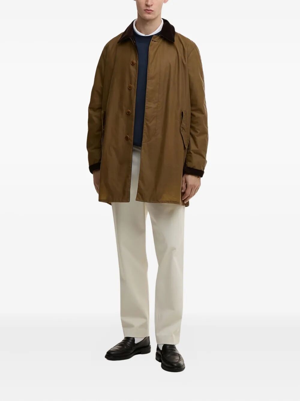 BARACUTA Waxed Cotton Tyne Jacket for Men - FW25