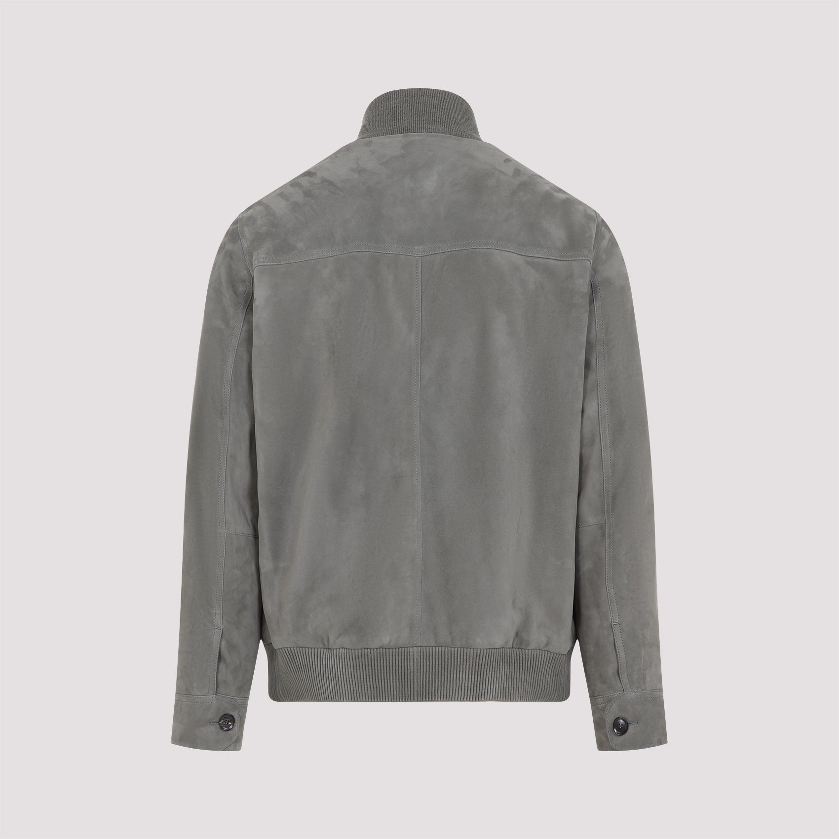 BRIONI Sleek Loden Suede Leather Jacket for Men