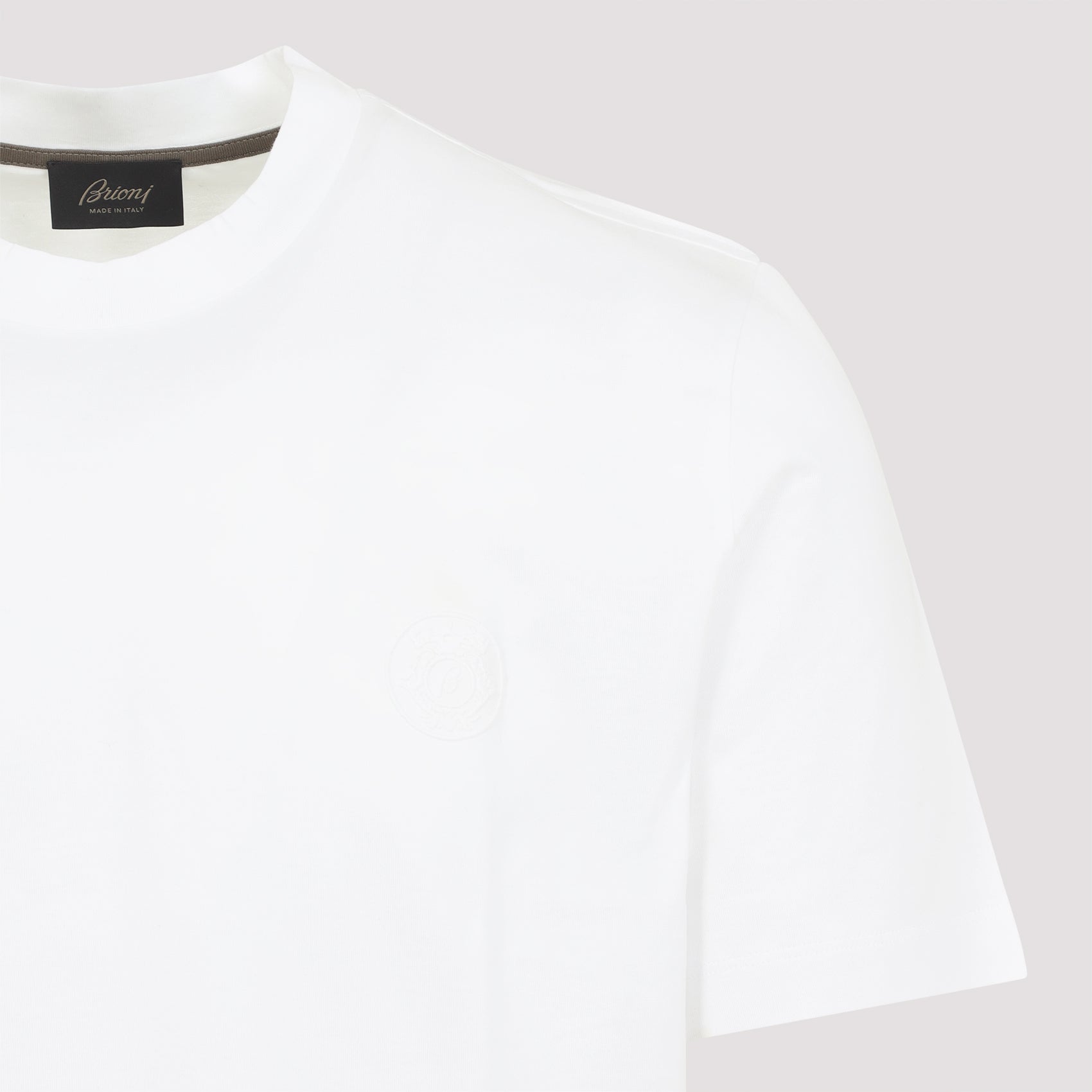 BRIONI Luxurious Cotton T-Shirt for Men - Classic Fit