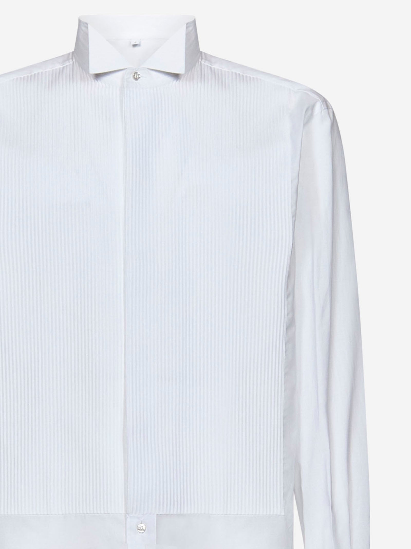 BRIONI Elegant Evening Shirt with Unique Detail - Size 41 cm