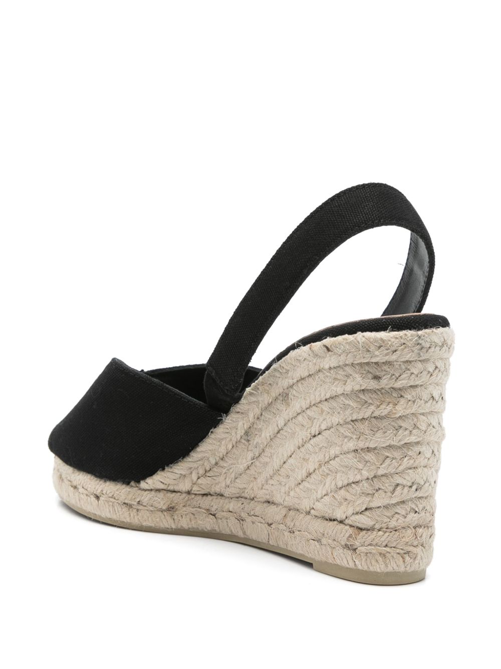 CASTAÑER High Wedge Espadrilles with Elastic Slingback for Women