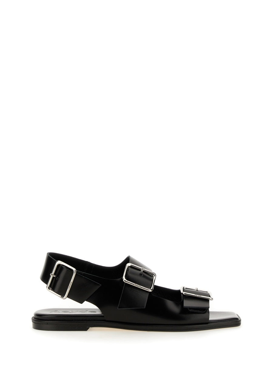 AEYDE Mini Leather Sandal with 3 cm Heel