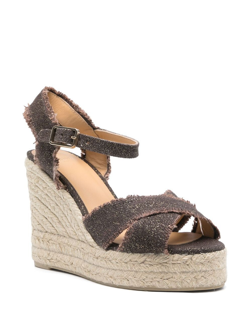 CASTAÑER Suede Espadrille Sandals for Women