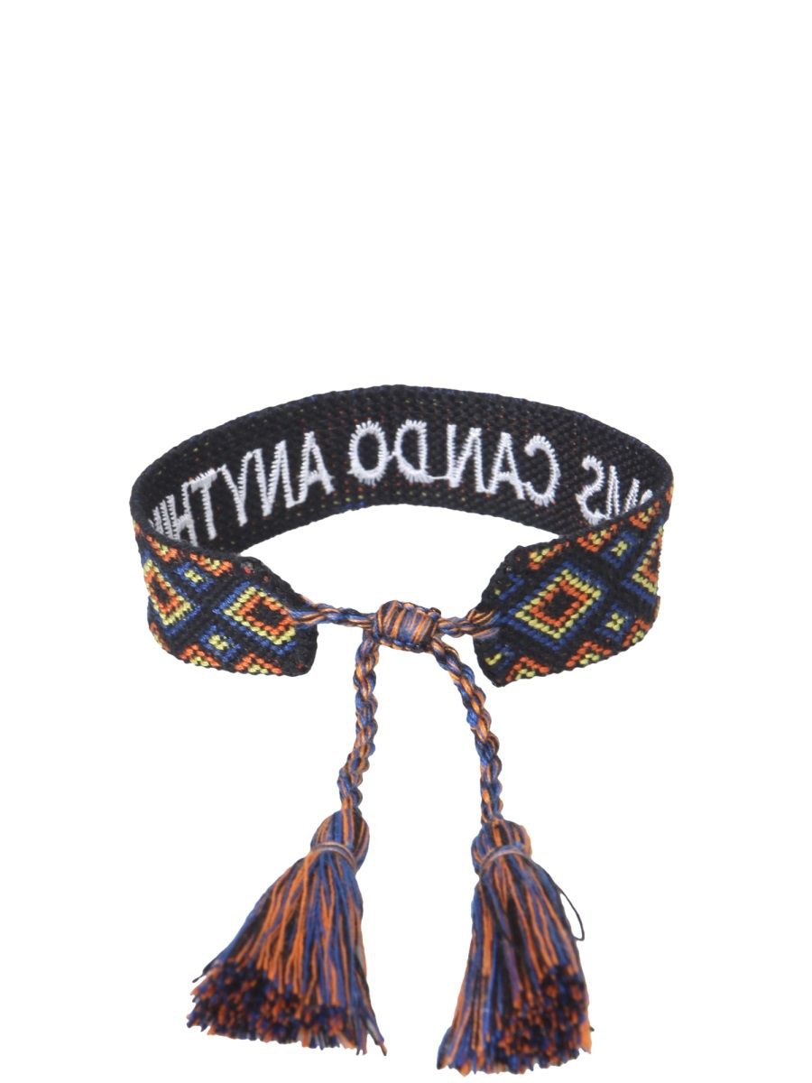 LABEL K Braided Fabric Bracelet - Moms Can Do Anything Embroidery