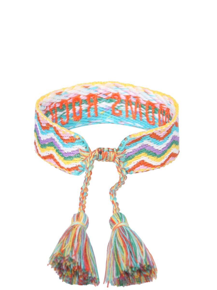 LABEL K Braided Fabric Bracelet - Moms Rock Edition