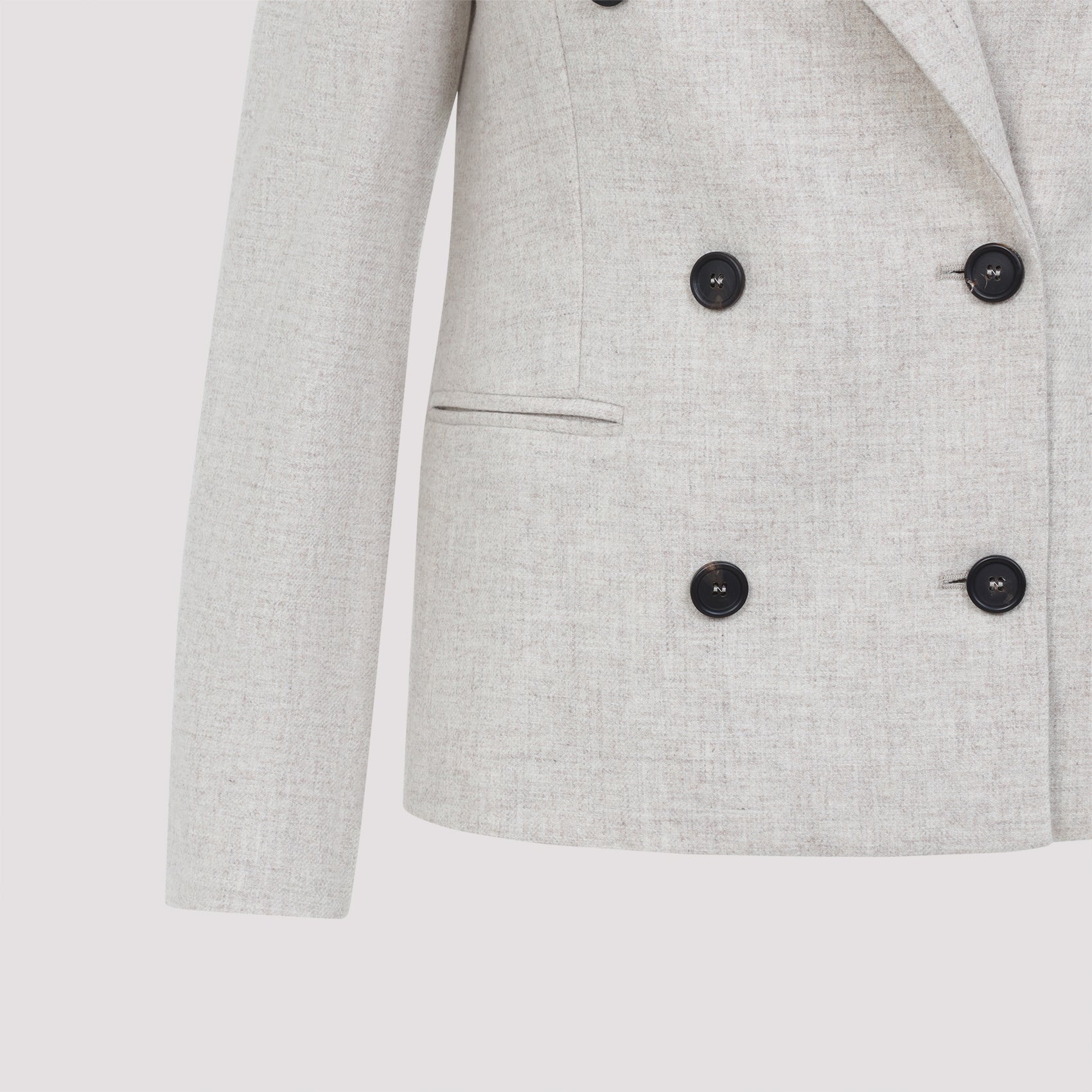 BRUNELLO CUCINELLI Elegant Wool-Cashmere Blend Jacket